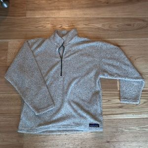 Tan fleece sweater (pockets)